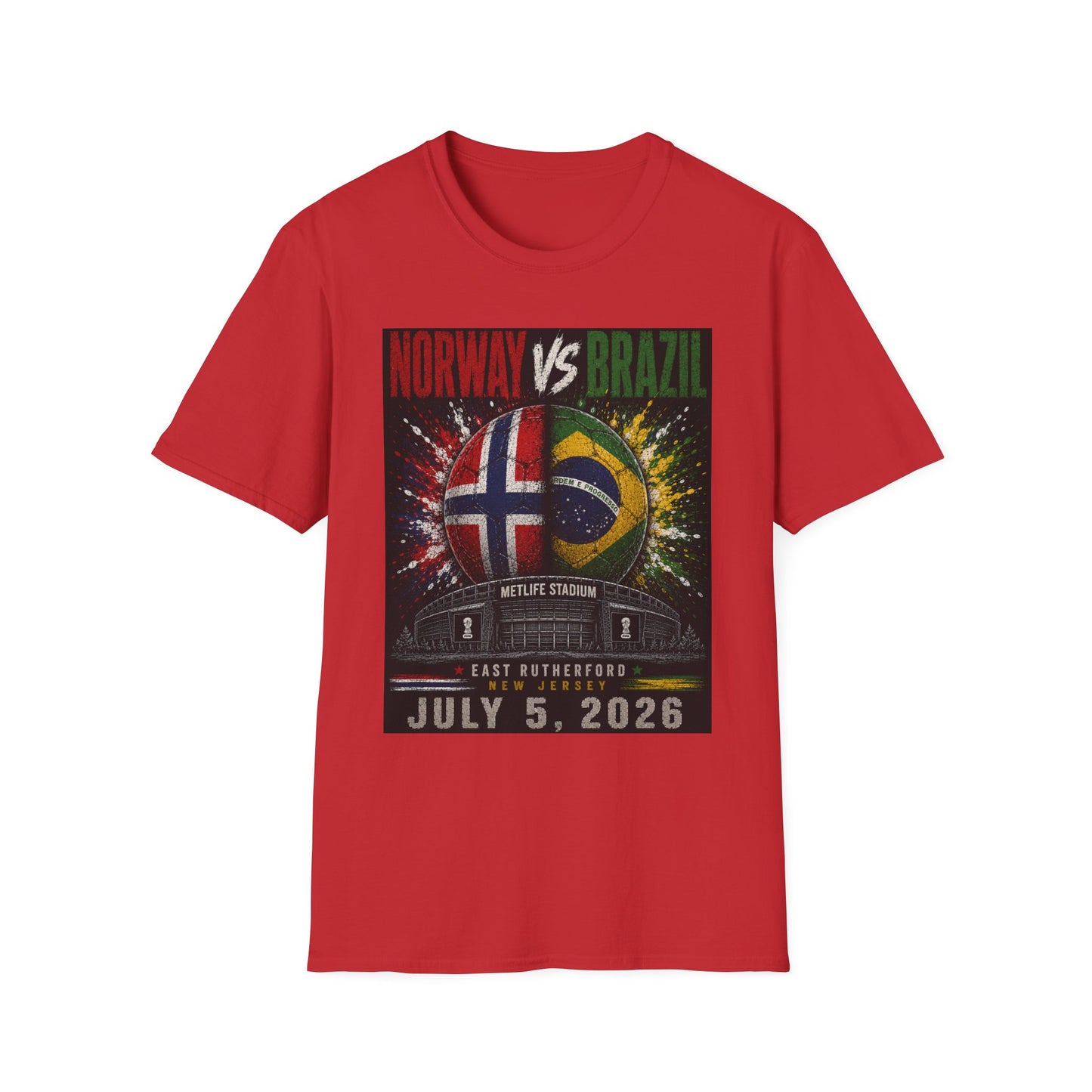 Norway vs Brazil 5 July Limited Edition Unisex T Shirt