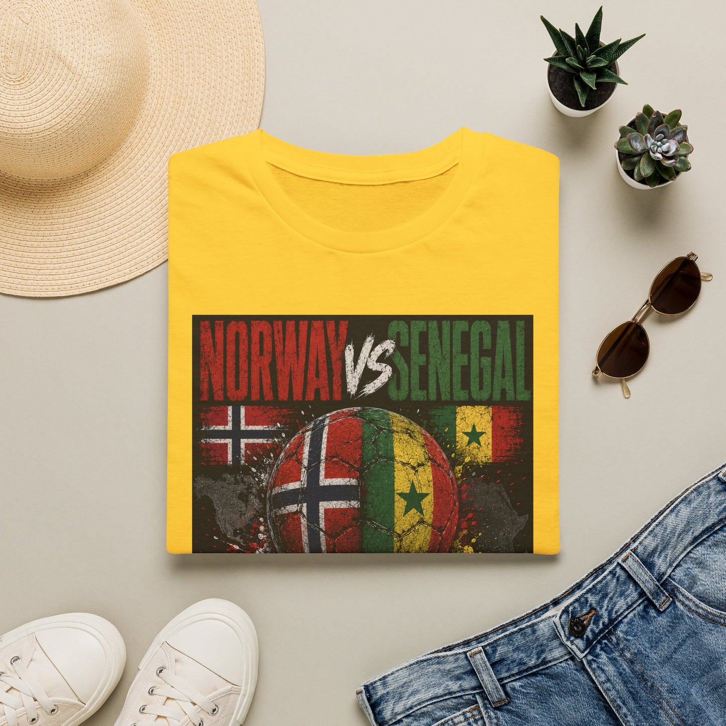 Limited Edition - Norway vs Senegal Soccer Match Tee — June 22, 2026 World Cup Friendly Shirt