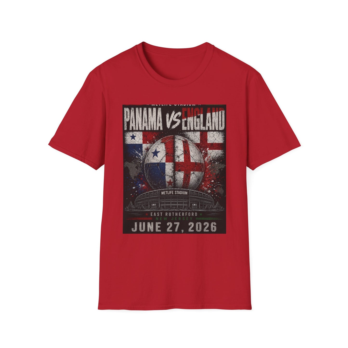Limited Edition Panama vs England Soccer Match Tee — June 27, 2026 Vintage Football Shirt
