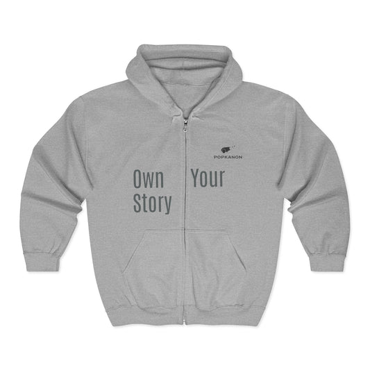 Hoodie - Final Stage Healing Full Zip Hooded Sweatshirt - Saying F You