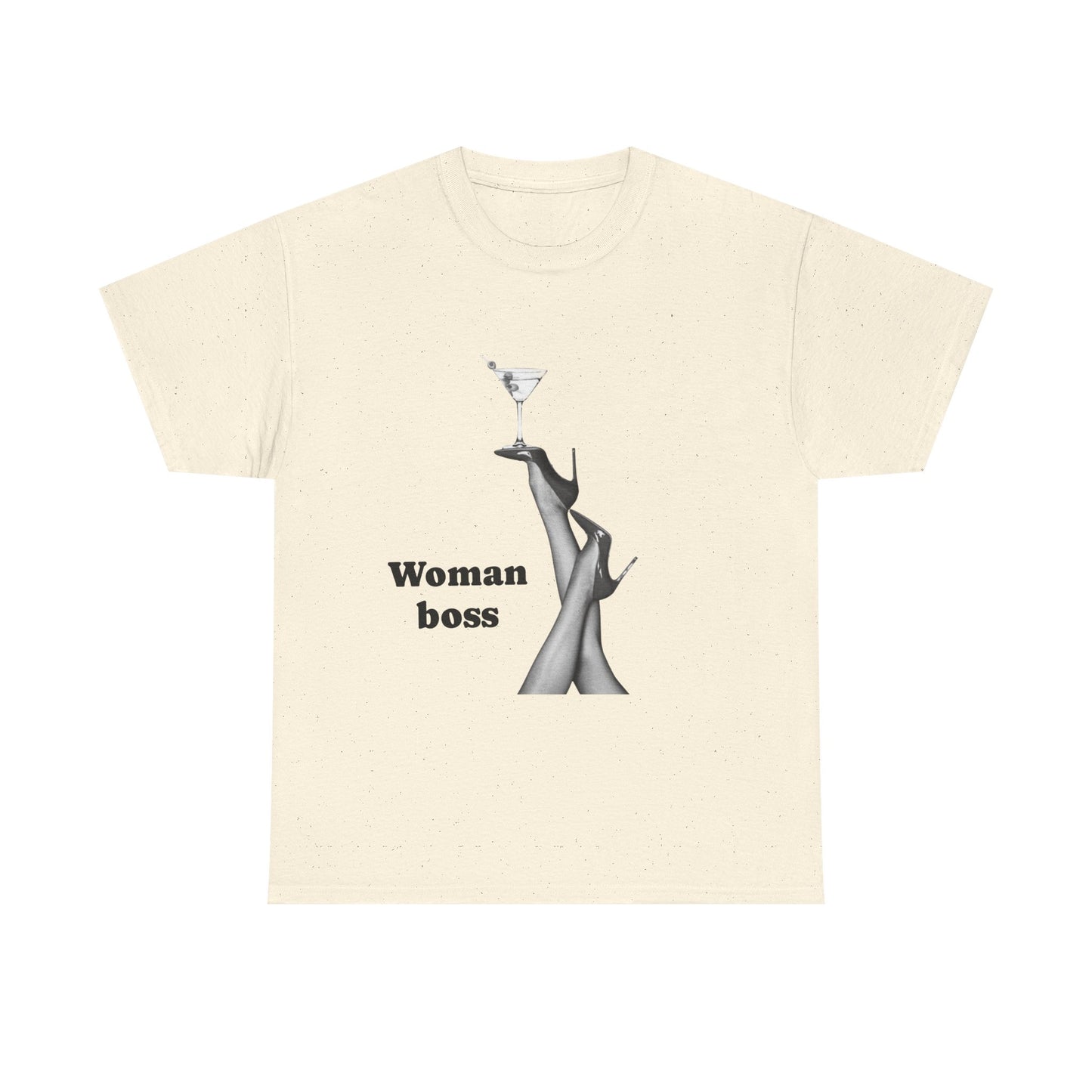 Boss Woman Tee, Unisex Heavy Cotton T-Shirt, Empowerment Shirt, Women's Fashion, Gift for Her, Birthday Gift, Confidence Outfit