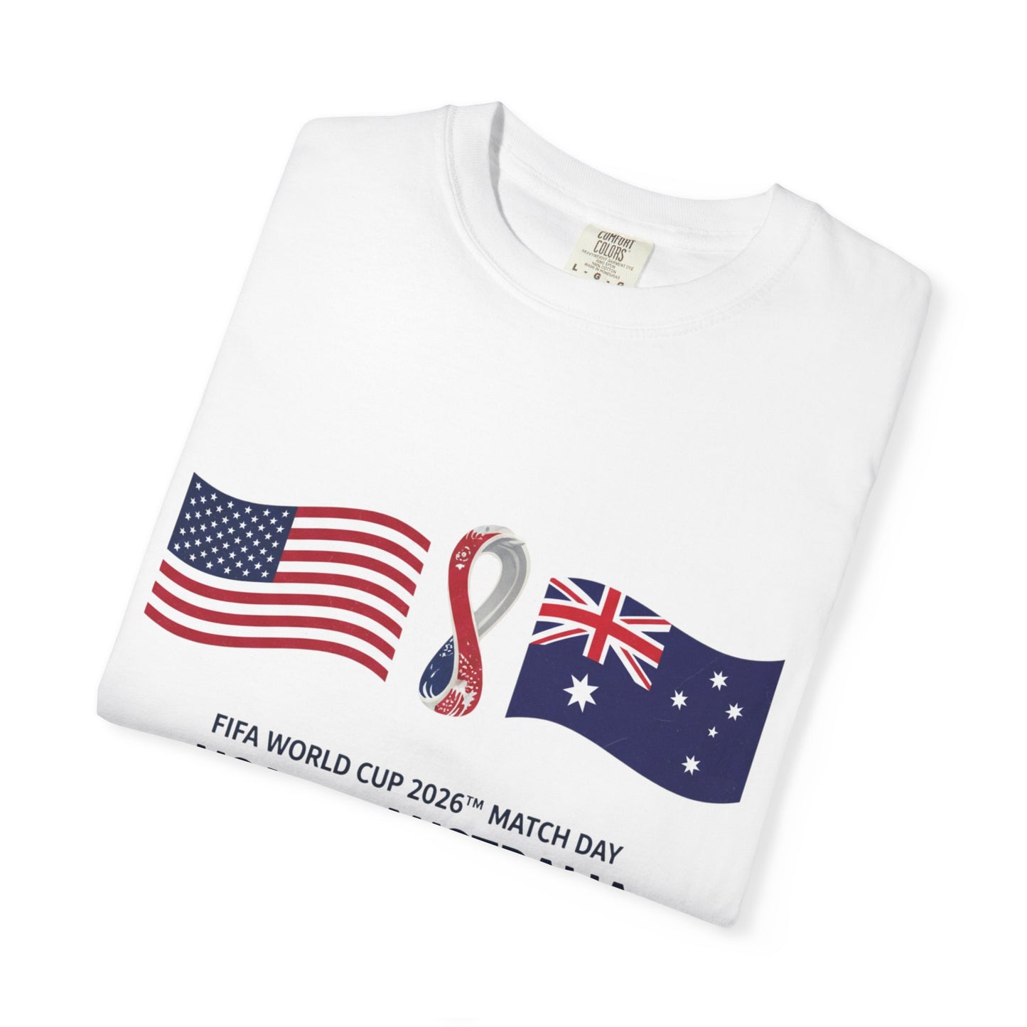 USA vs Australia FIFA World Cup 2026 Match T-Shirt — June 18 AT&T Stadium