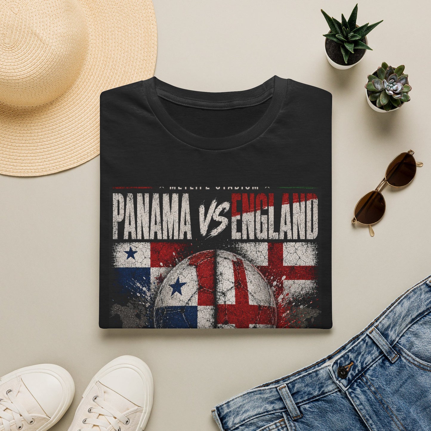 Limited Edition Panama vs England Soccer Match Tee — June 27, 2026 Vintage Football Shirt