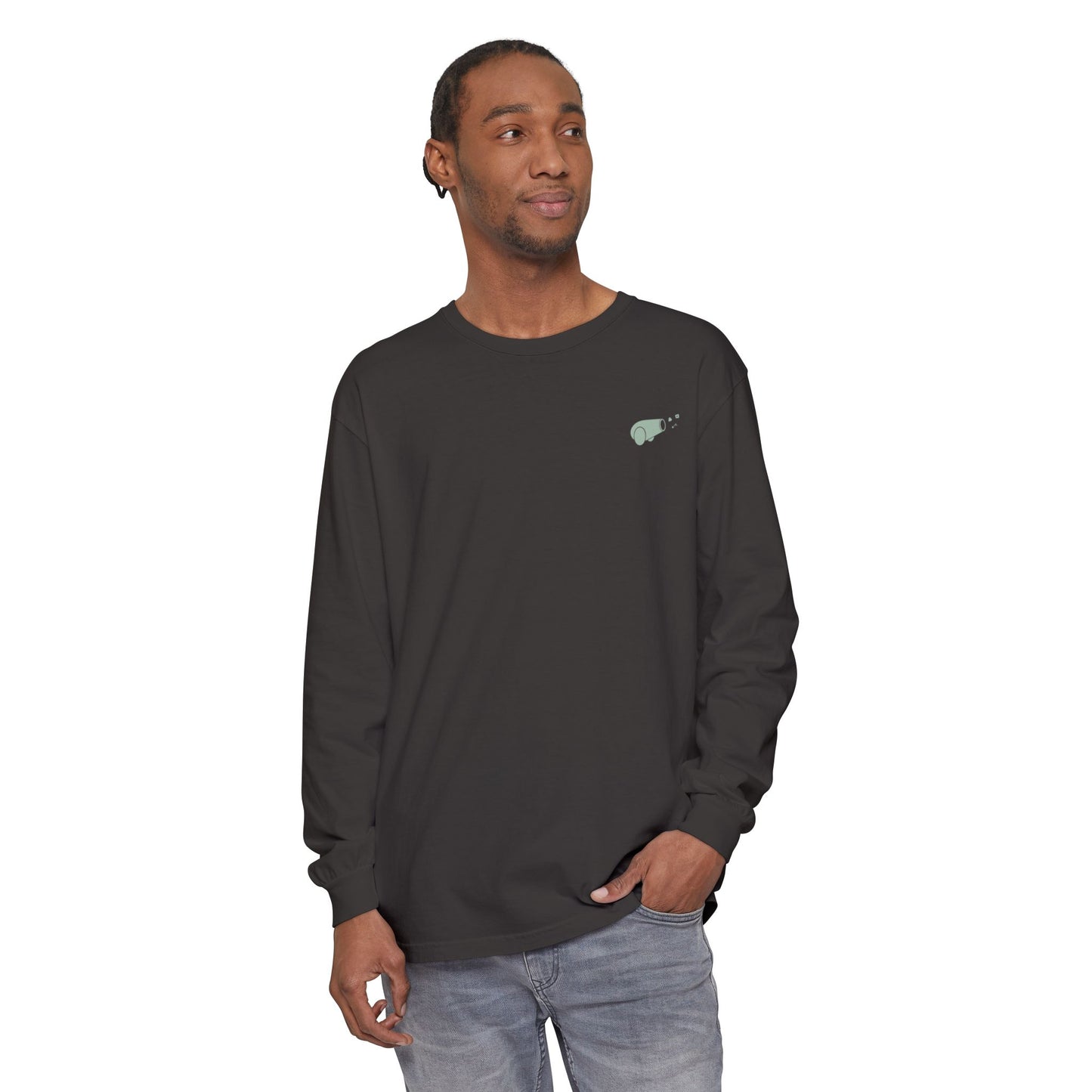 Minimalist Music Note Long Sleeve Tee