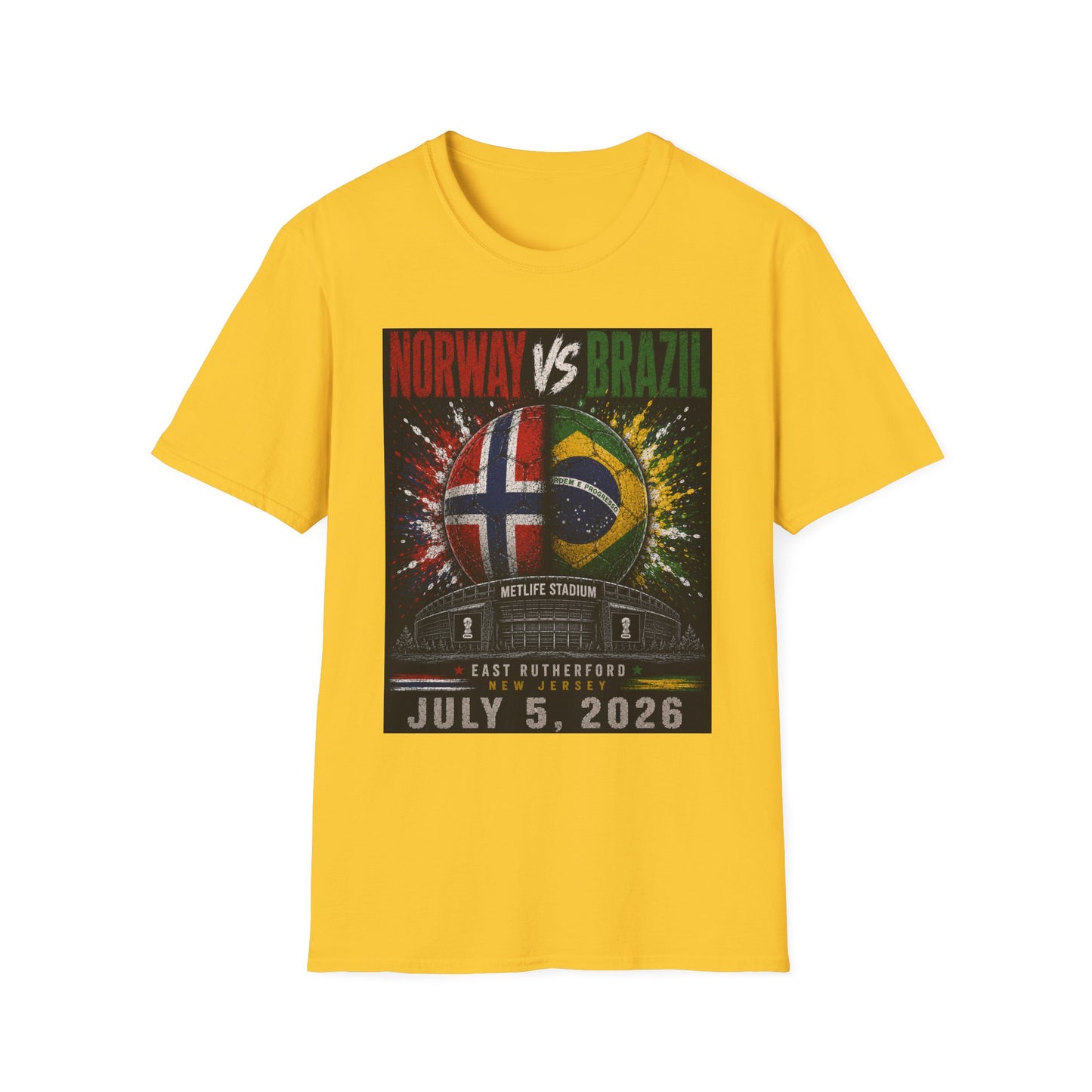 Norway vs Brazil 5 July Limited Edition Unisex T Shirt
