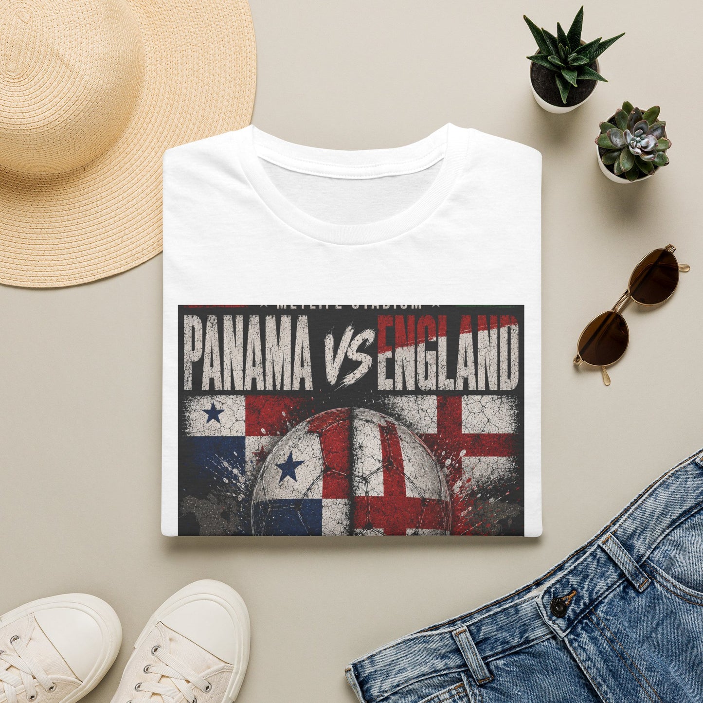 Limited Edition Panama vs England Soccer Match Tee — June 27, 2026 Vintage Football Shirt