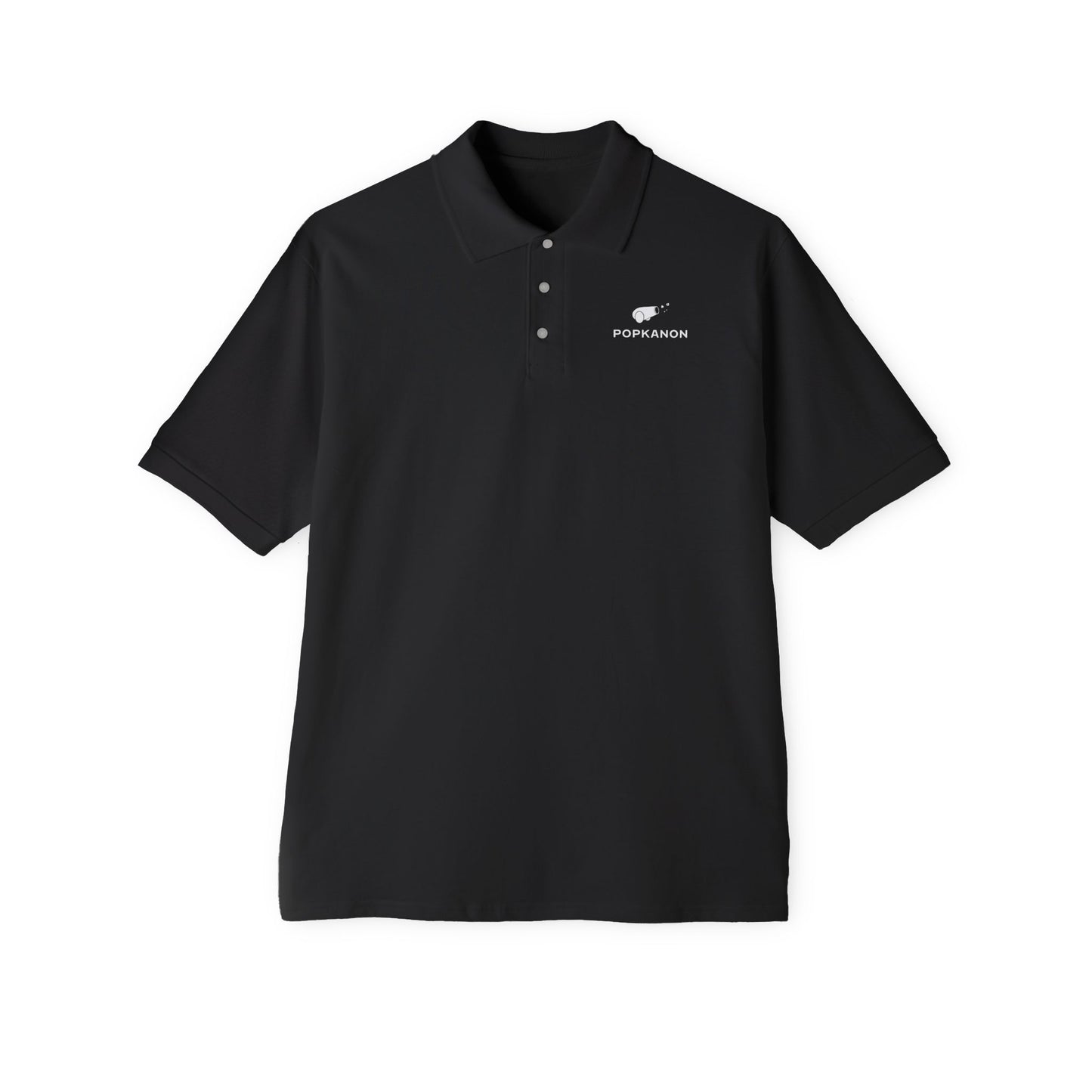 Piqué Polo Shirt with Logo - Men's Elegant Popkanon Design