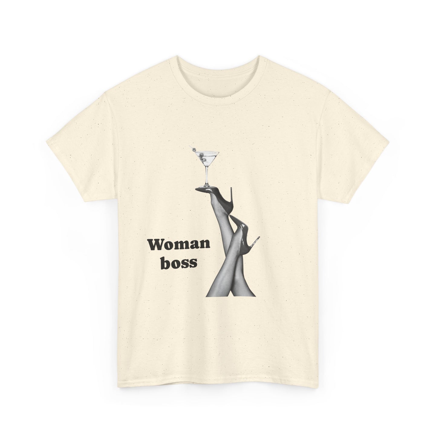 Boss Woman Tee, Unisex Heavy Cotton T-Shirt, Empowerment Shirt, Women's Fashion, Gift for Her, Birthday Gift, Confidence Outfit