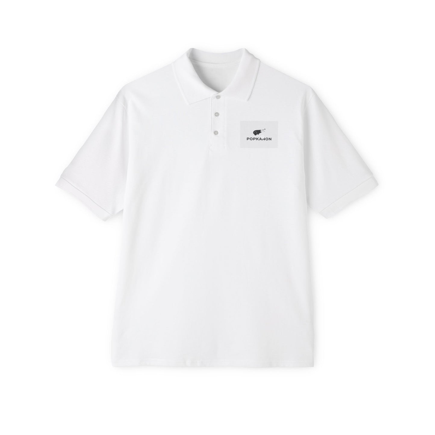 Piqué Polo Shirt with Logo - Men's Elegant Popkanon Design