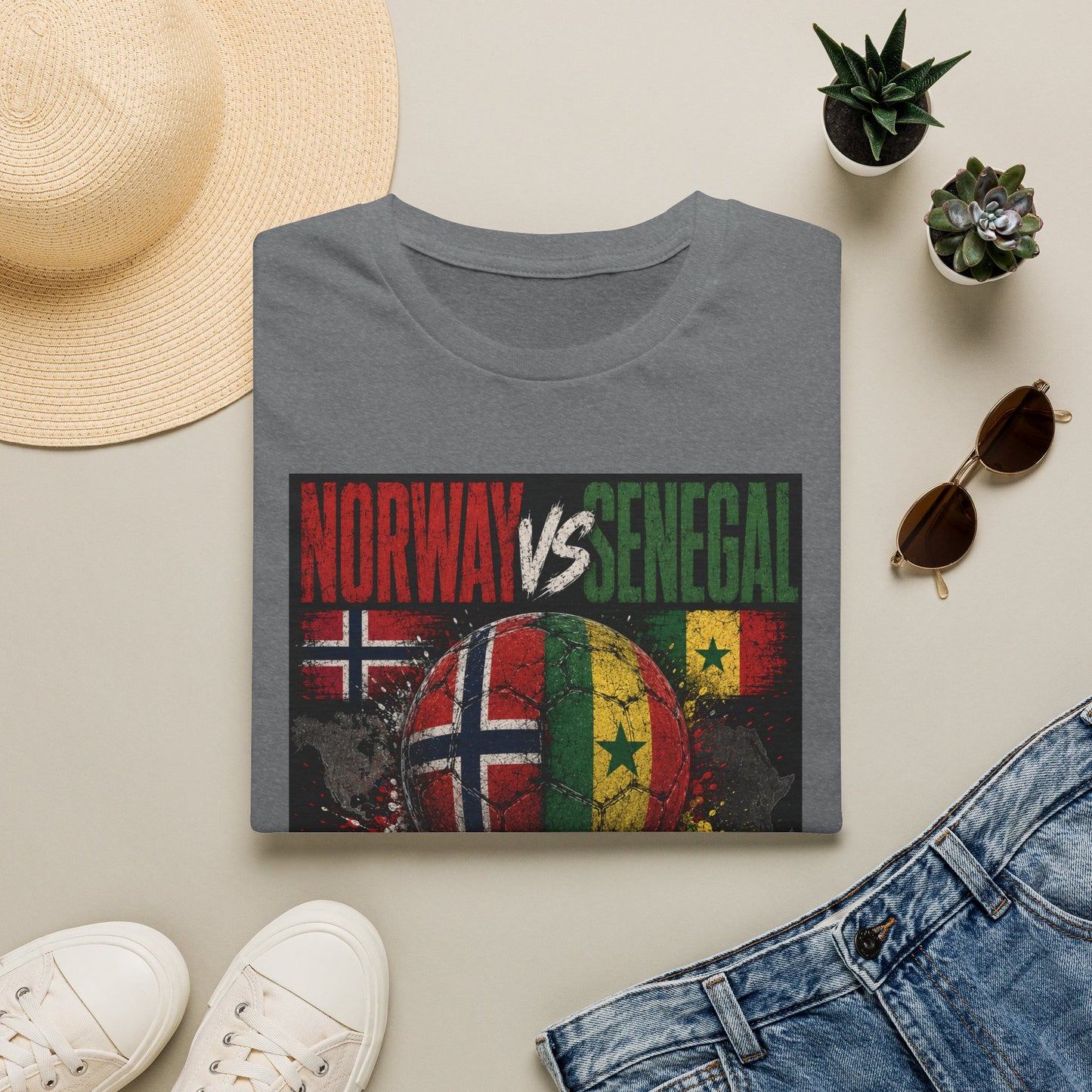 Limited Edition - Norway vs Senegal Soccer Match Tee — June 22, 2026 World Cup Friendly Shirt