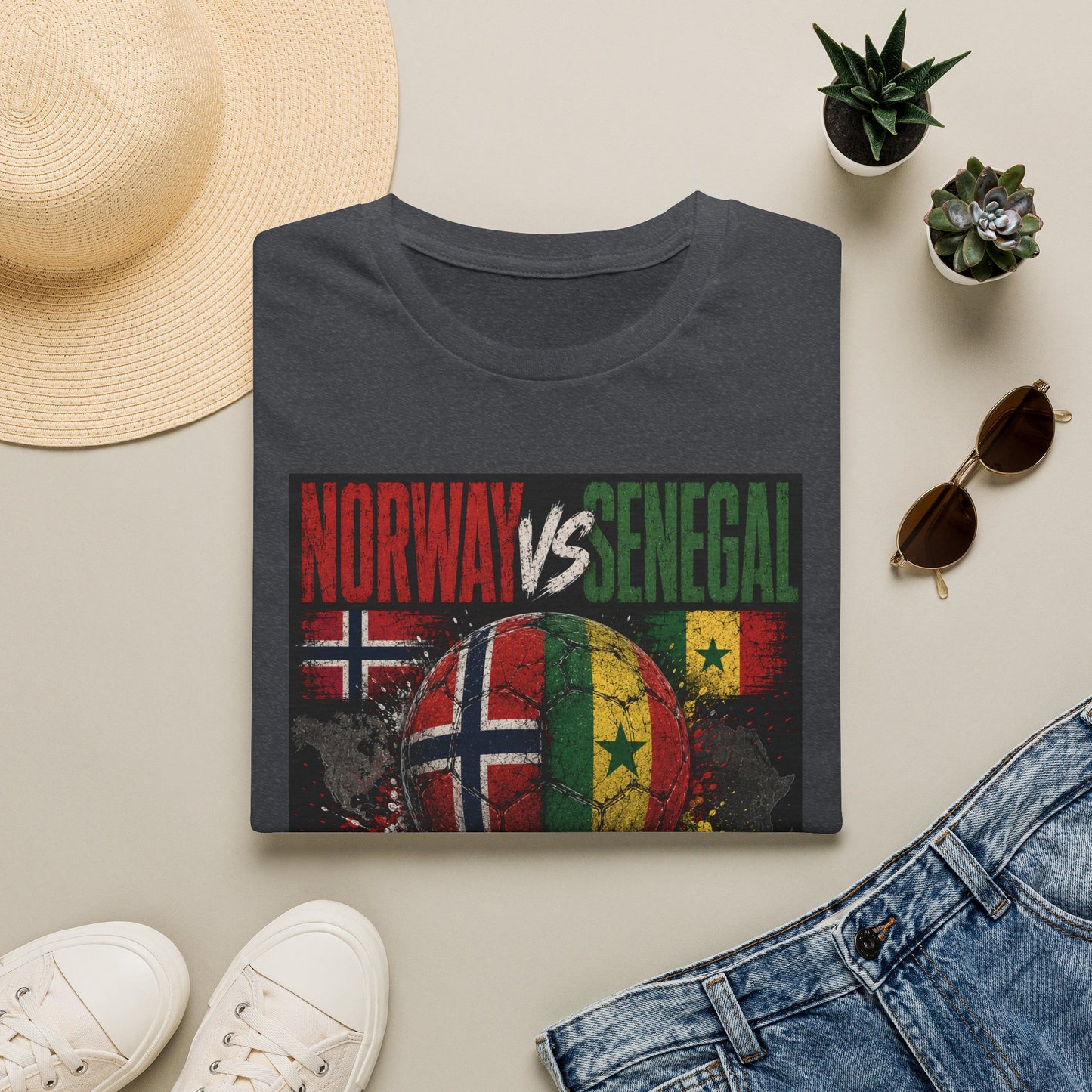 Limited Edition - Norway vs Senegal Soccer Match Tee — June 22, 2026 World Cup Friendly Shirt