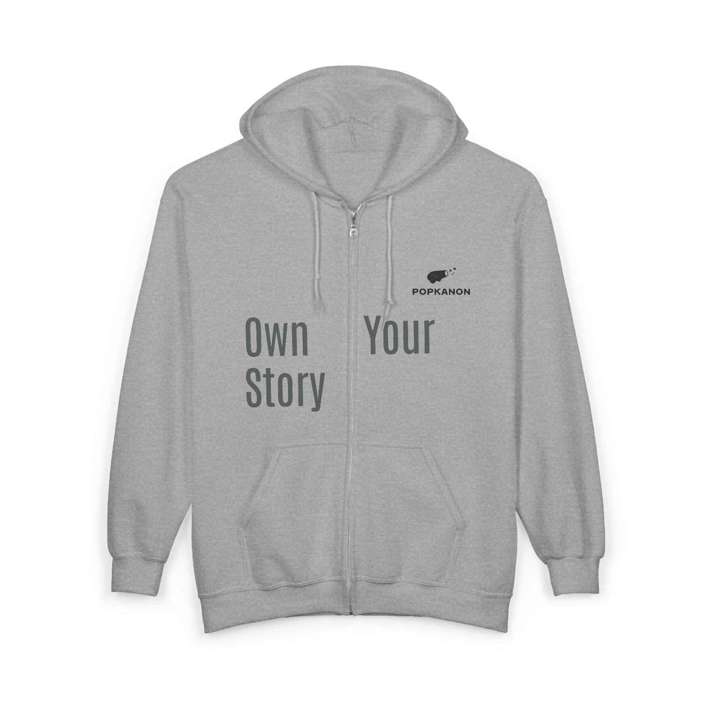 Hoodie - Final Stage Healing Full Zip Hooded Sweatshirt - Saying F You