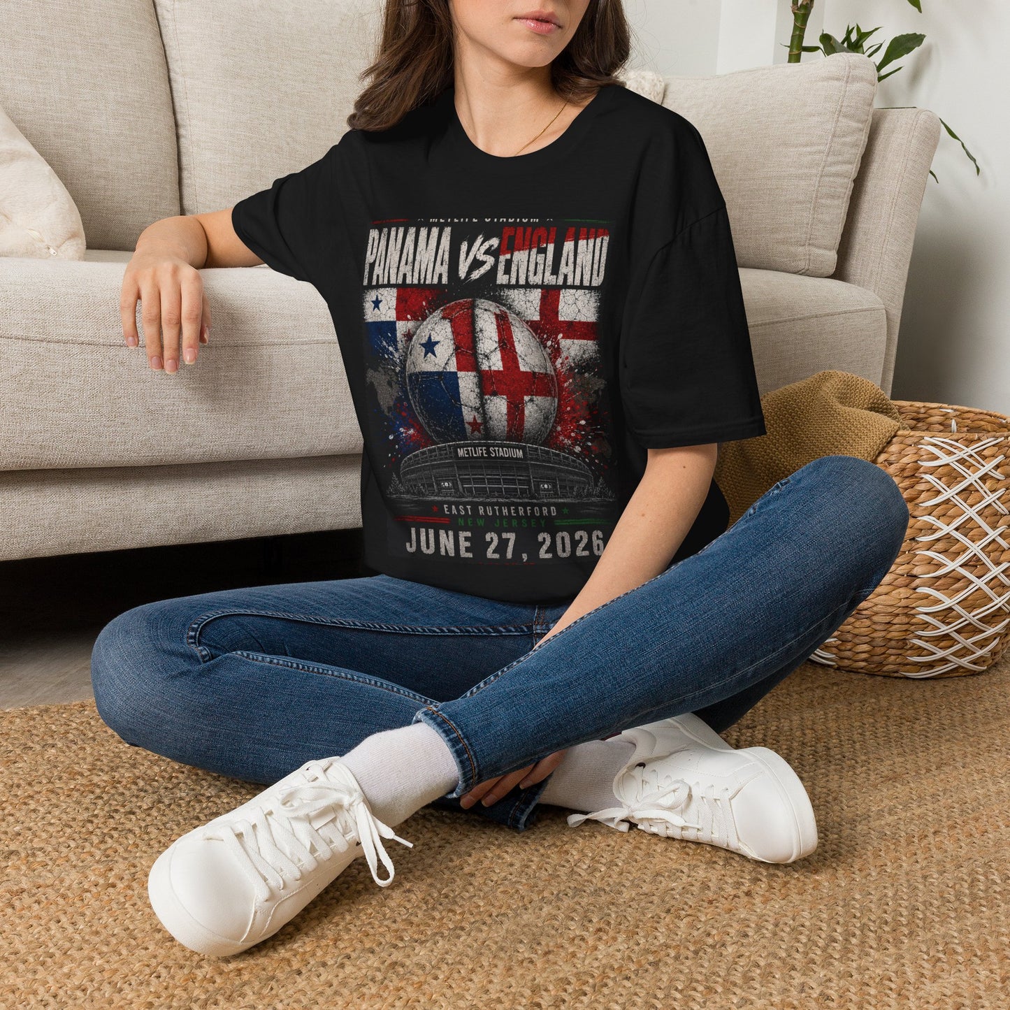 Limited Edition Panama vs England Soccer Match Tee — June 27, 2026 Vintage Football Shirt