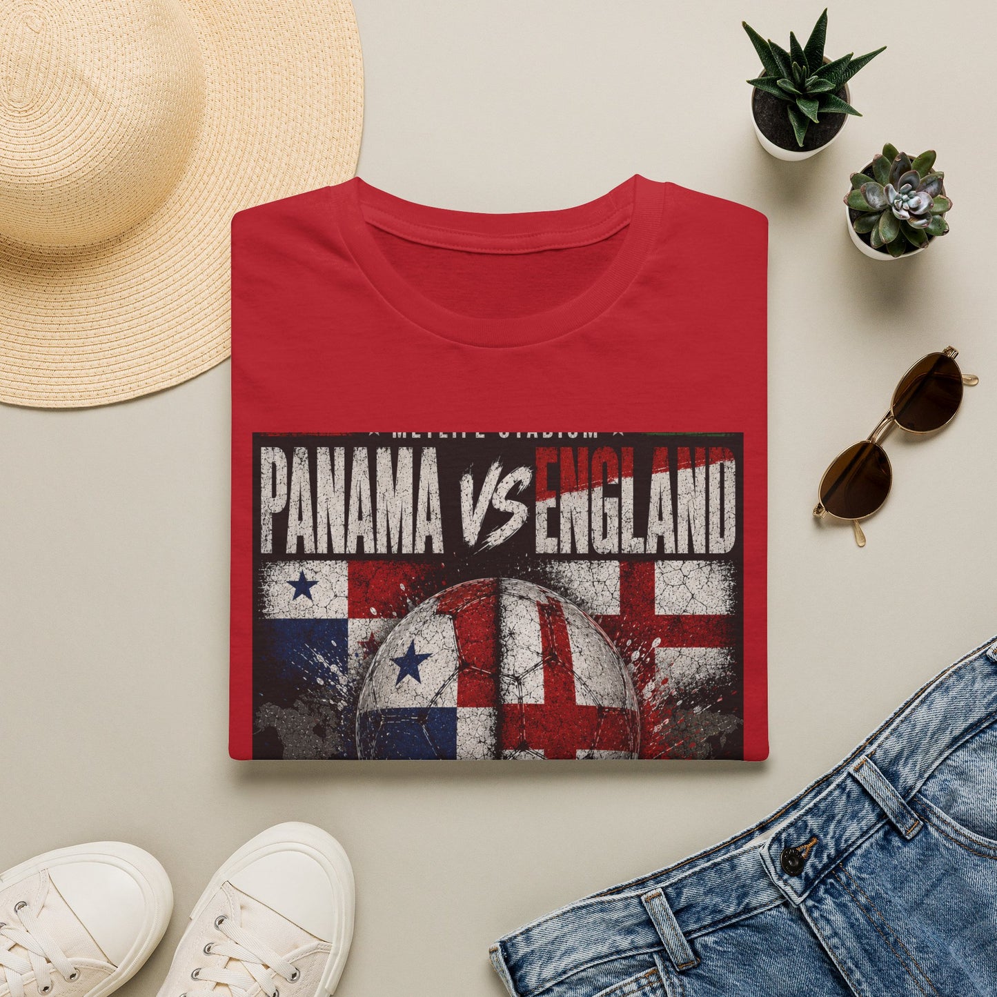 Limited Edition Panama vs England Soccer Match Tee — June 27, 2026 Vintage Football Shirt