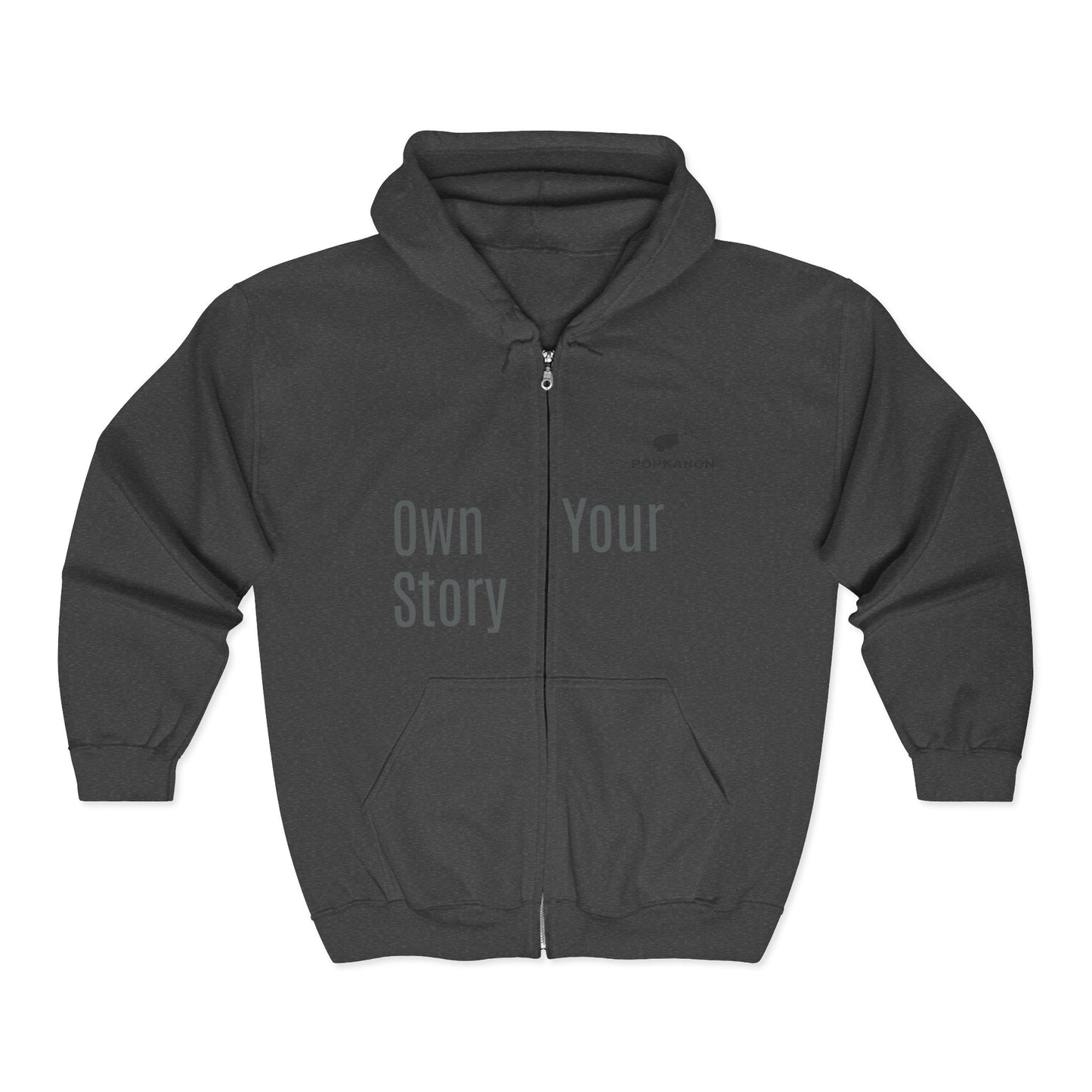 Hoodie - Final Stage Healing Full Zip Hooded Sweatshirt - Saying F You