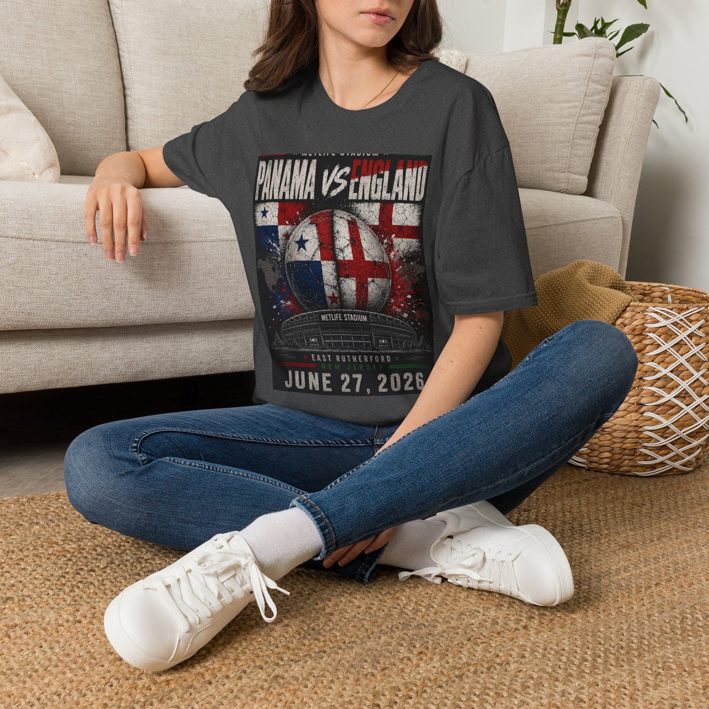 Limited Edition Panama vs England Soccer Match Tee — June 27, 2026 Vintage Football Shirt